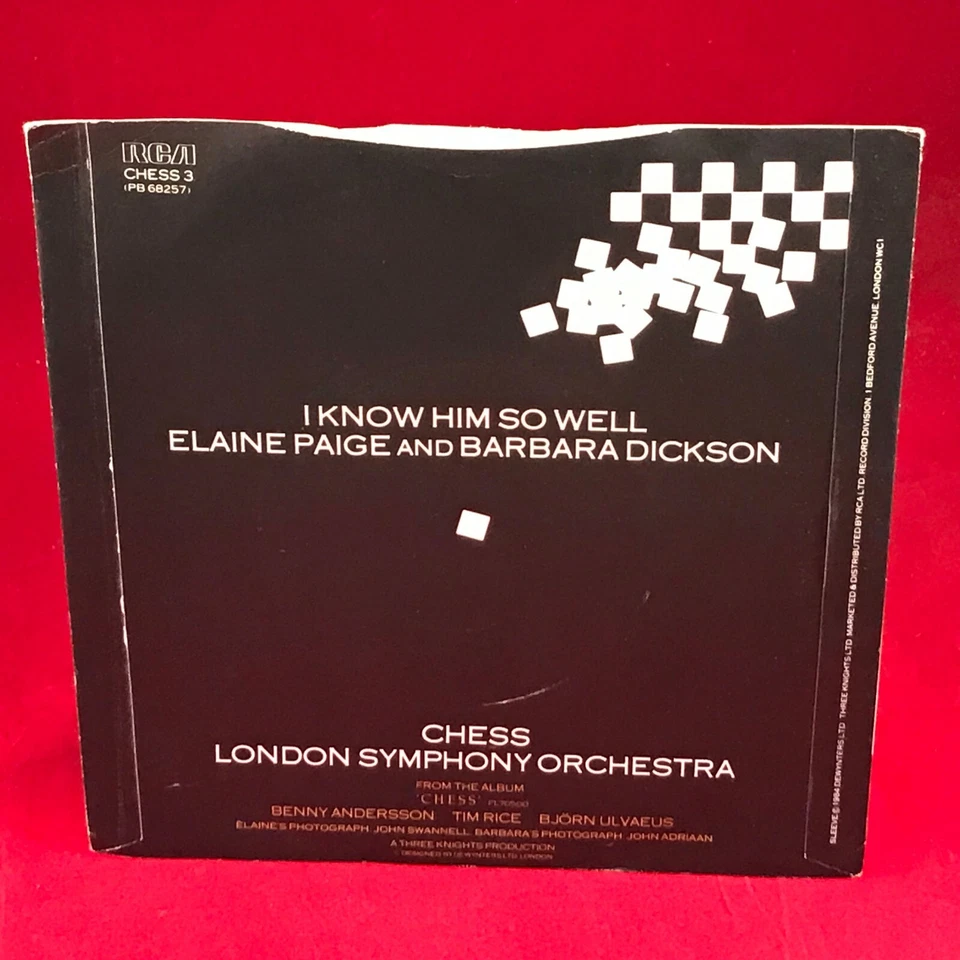 ELAINE PAIGE & BARBARA DICKSON I Know Him So Well 1984 UK 7" vinyl Single RCA B - Image 2 of 3