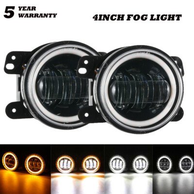 Clear 4inch Round LED Fog Lights Front Bumper For 1994-2001 Dodge RAM 1500 2500 3500 Mingrui test Clear 4inch Round LED Fog Lights Front Bumper For 1994-2001 Dodge RAM 1500 2500 3500 Mingrui test