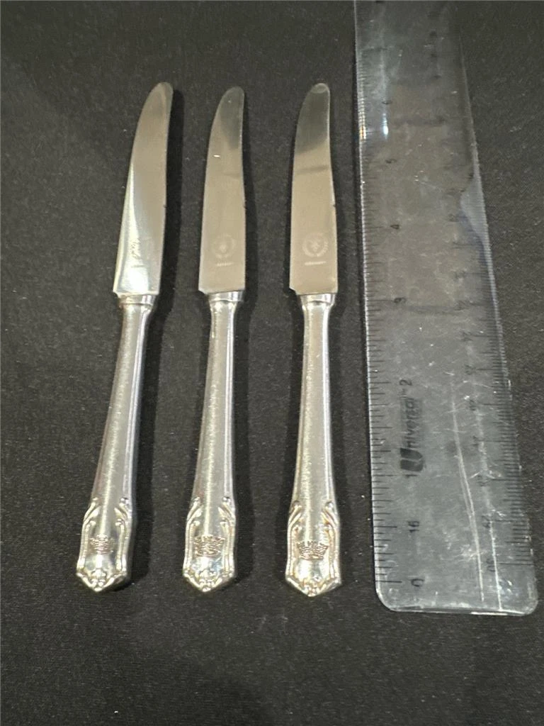 Hugo Potts Solingen Rostfrei Set of 3 Fruit Knife Stainless Steel German Made 6"
