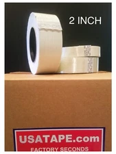 Lot Of 24 Rolls 2” INCH X 60  Filament Strapping Tape Factory Seconds Fiberglass