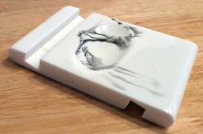 idestc - Marble Resin Mobile Phone/Tablet Holder - Also Can Be A Coaster