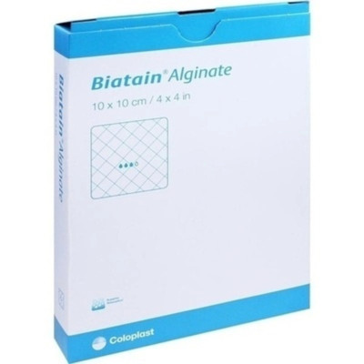 Biatain Alginat Verbände 10 cm x 10 cm x 10
