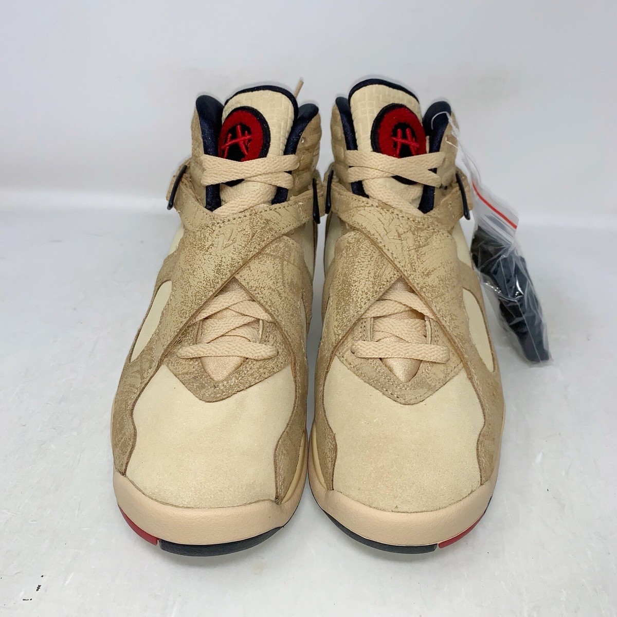 Air Jordan 8 Samurai Rui Hachimura Tan Sneakers, Size 5.5