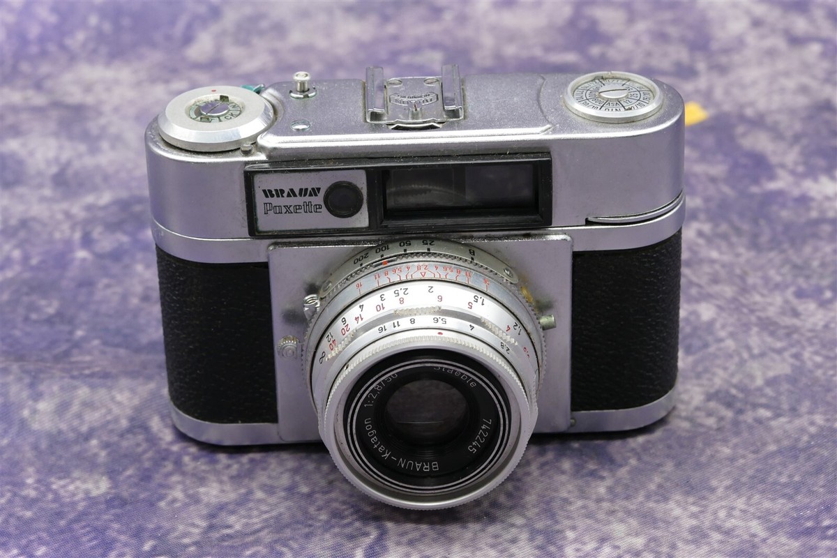 Appareil Photo Vintage Braun Super Paxette – Télémétrique – Occasion Fonctionnel