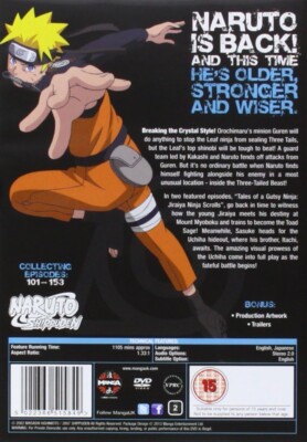 NARUTO SHIPPUDEN COMPLETE SERIES 3 DVD BOX SET 3rd Third Season