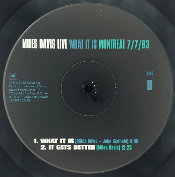 Neu Miles Davis Live - What Is It Montreal 7/7/83 UK RSD 2-LP Columbia 194399 - Bild 4 von 4