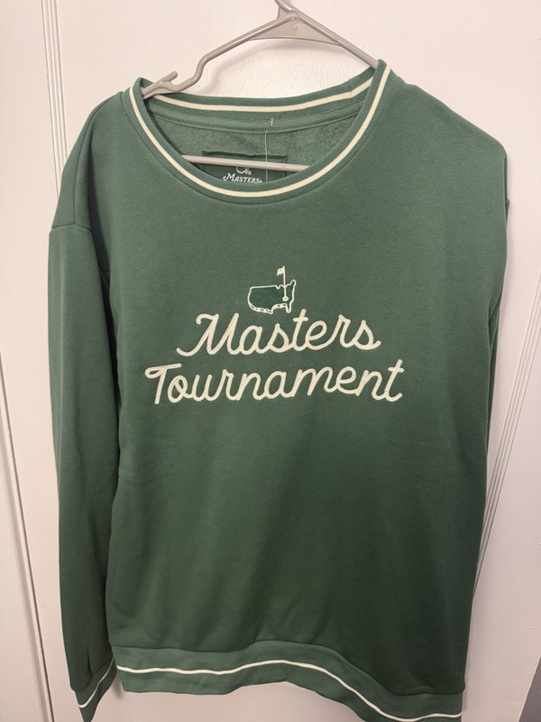 Masters Tournament 2026 Green & White Crewneck Golf Sweatshirt, Size XXL