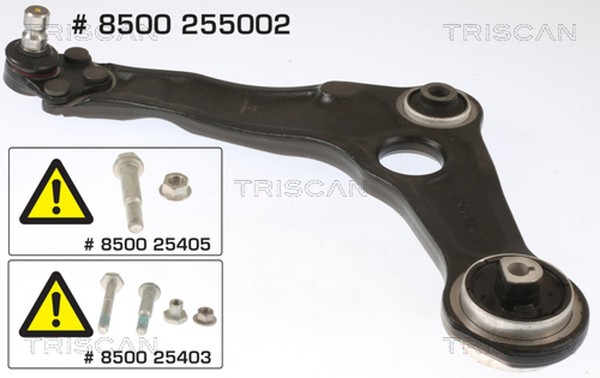 Querlenker Dreieckslenker Triscan 8500 255002 FüR Renault Megane 4 B9A K9A LVA-image