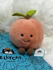 JellyCat Amuseable Fluffy Peach Plush Toy Birthday Present Student Gifts?15CM