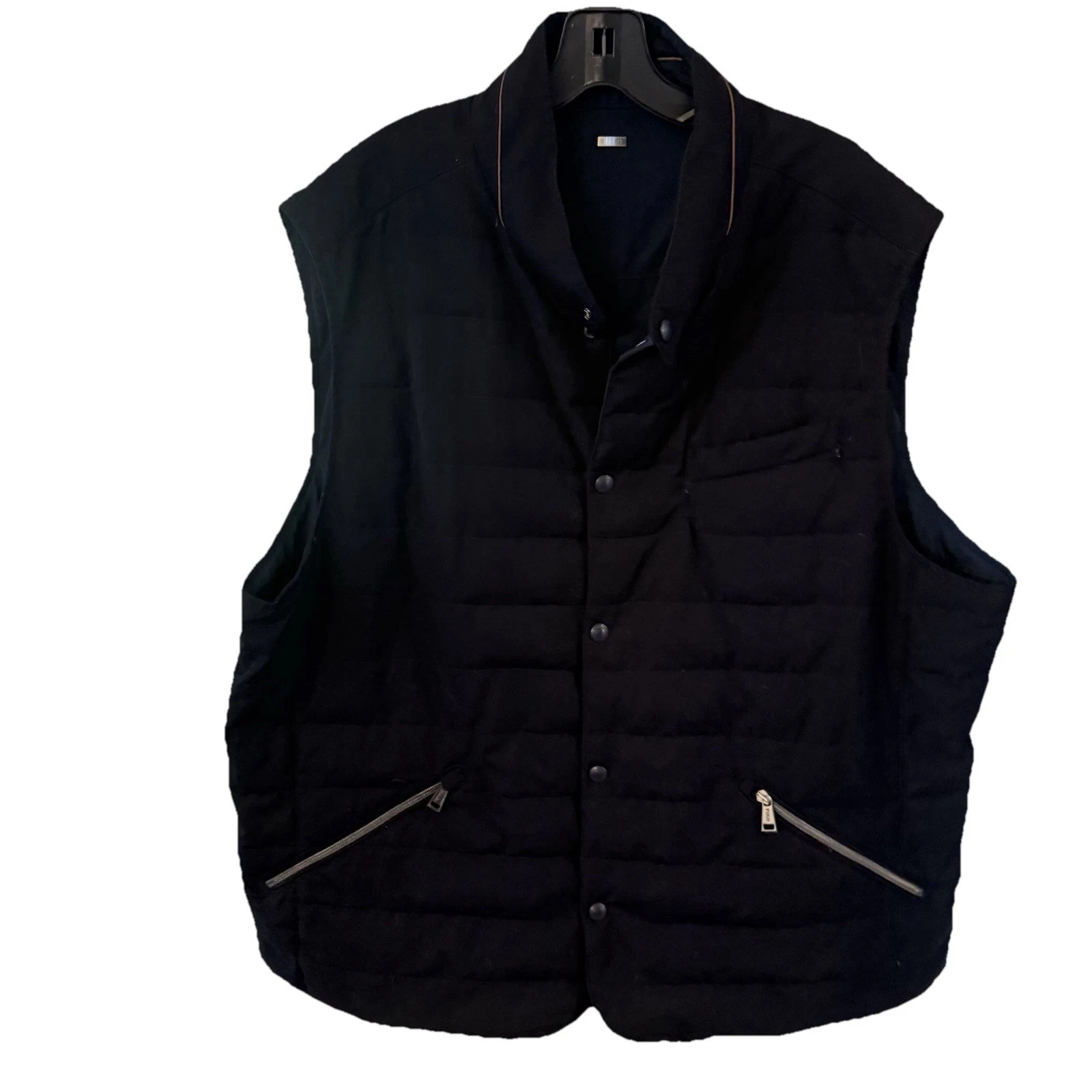 Polo Ralph Lauren Walbrook Quilted Reversible Down Fill Vest Navy Sz XL