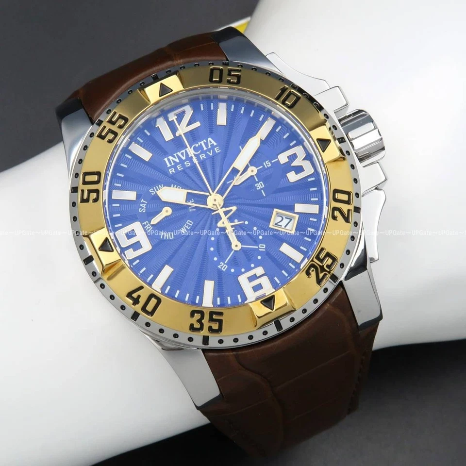 Invicta Excursion 38209 Swiss Made Taucheruhr blaues Zifferblatt gebraucht... - Bild 4 von 4