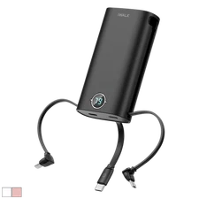 iWalk PowerSquid 9000mAh Power Bank with Built-In Cables