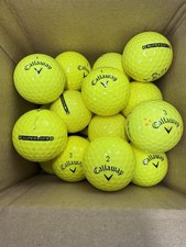 24  callaway supersoft YELLOW pearl/a golf balls CHEAPEST ON EBAY👀 FREE POSTAGE