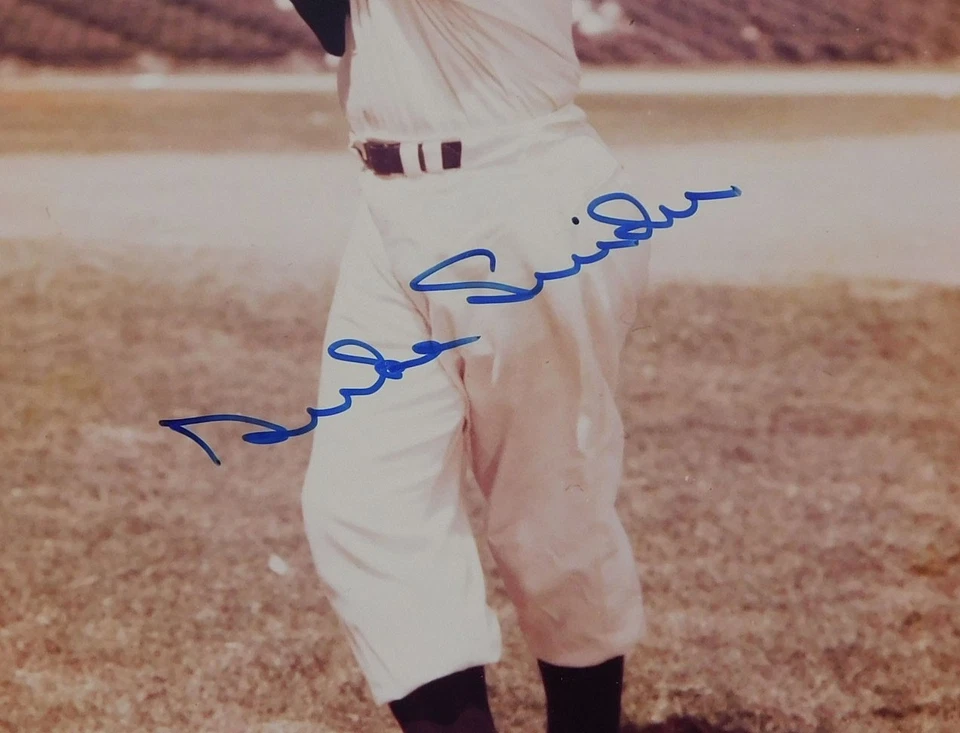 Duke Snider Signed 8 x 10 Color Photo Pose #1 Dodgers JSA Auto - Image 2 of 3