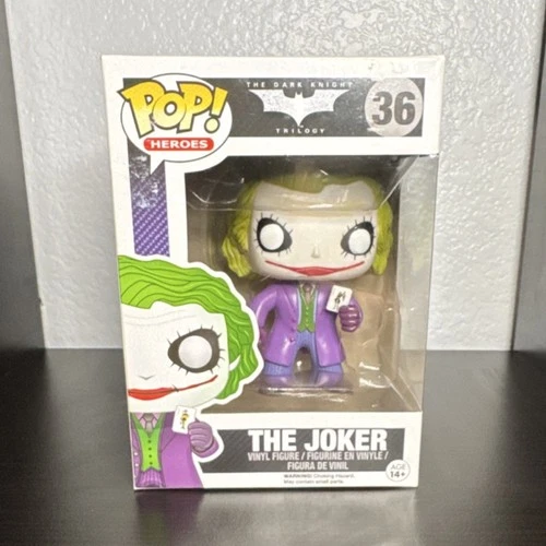 Funko Pop! Vinyl The Joker #36 The Dark Knight Trilogy Figure, Original Box