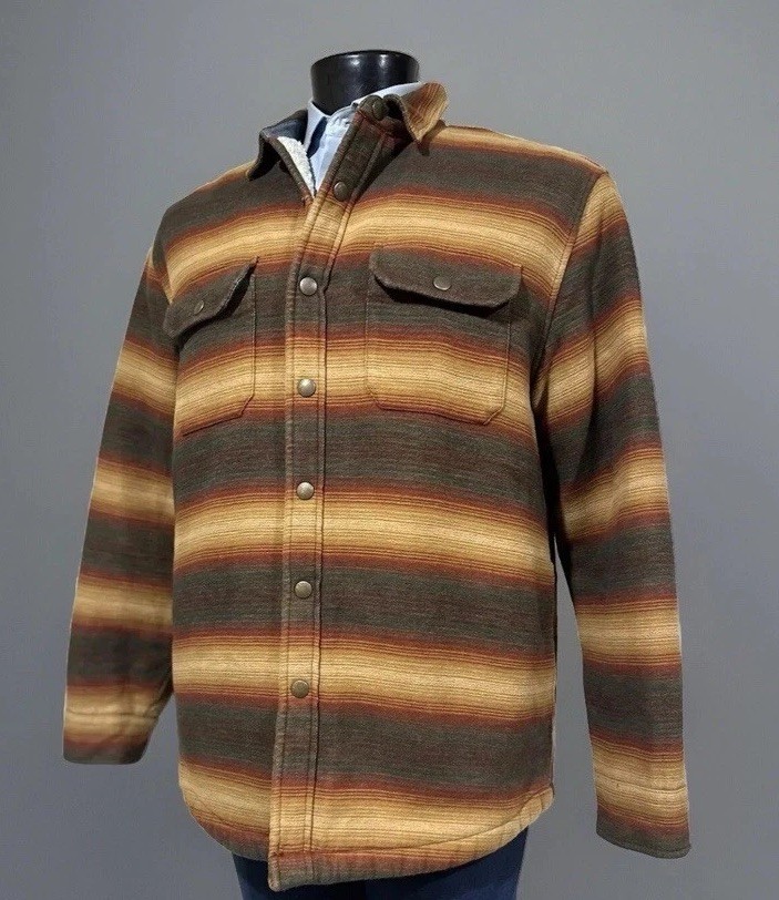 Pendleton Striped Sherpa Lined Striped Western Ja… - image 2