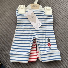 M&S Joggers (3 pack) 100% Cotton Newborn. New with tags. 3.2kg