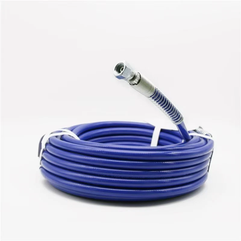Manguera de pintura de 3/8" 15 m 7250 psi manguera de presión trenza de alambre manguera de pulverización de pintura sin aire