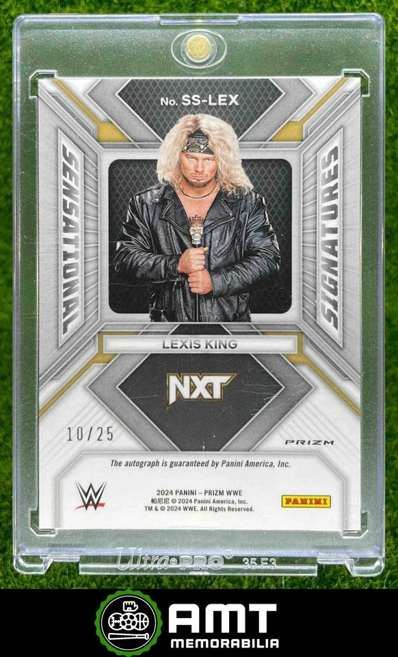 2024 Panini Prizm WWE #SS-LEX Lexis King Sensational Auto Mojo 10/25 NXT - Image 2 of 3