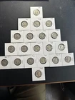 Lot of 20 Washington Quarters (1937–1964) – 90% Silver + Bonus Buffalo Nickels
