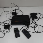 Vintage NEC TurboGrafx-16 Console Black HES-TGX-01 2 Controllers RF AC Adapter