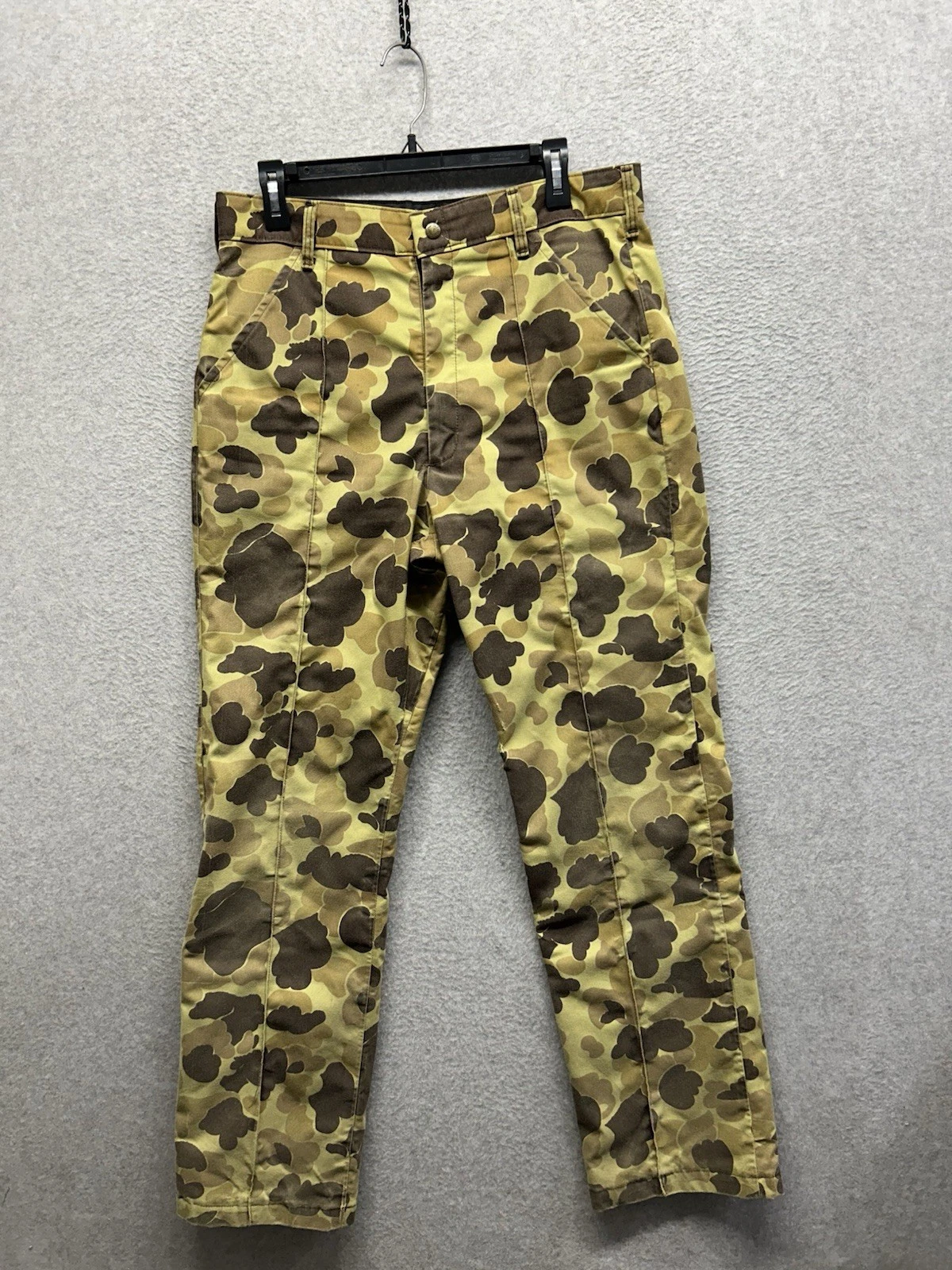 VINTAGE Cabelas Gore-Tex Camo Pants Mens 34 Camoflauge Hunting USA Made 90s
