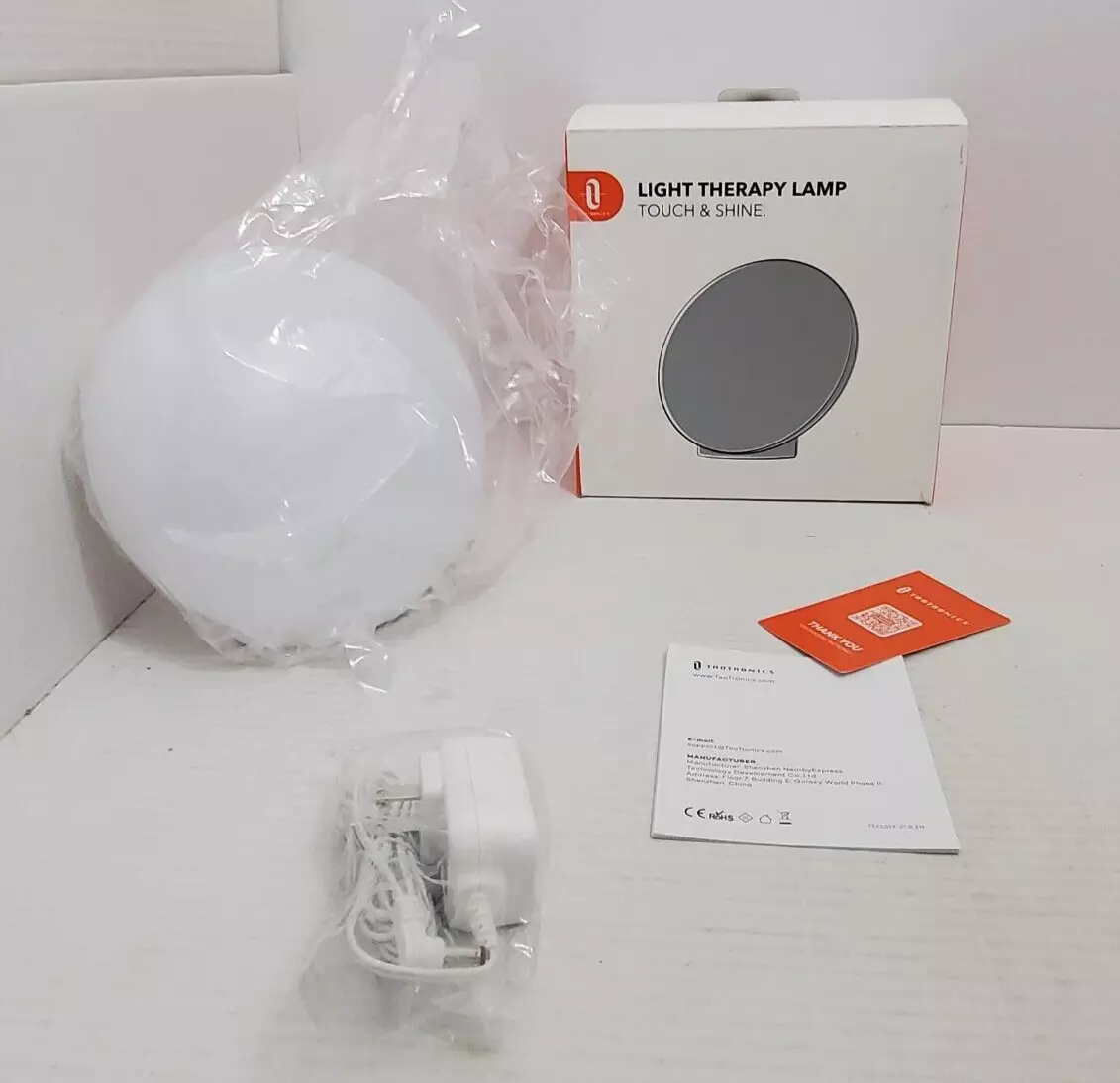 Taotronics light therapy lamp touch and shine deals