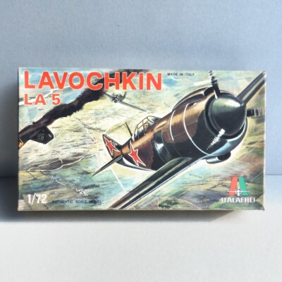 VTG ITALAEREI 1/72 LAVOCHKIN LA 5 Model Kit 110 Made in Italy Adult Collectible