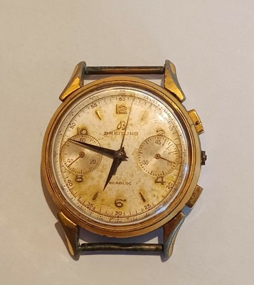 ANCIENNE MONTRE BRACELET Chrono Breitling En Or EUR 755,00 - PicClick FR
