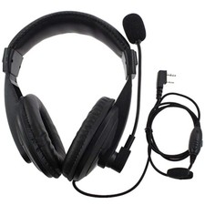 Noise-reducing dual-jack headset with microphone