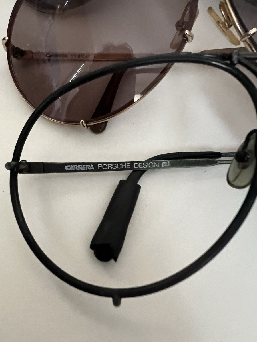 3 VINTAGE 80's Carrera Porsche Design Sunglasses With & 2 3 VINTAGE 80's Carrera Porsche Design Sunglasses With & 2