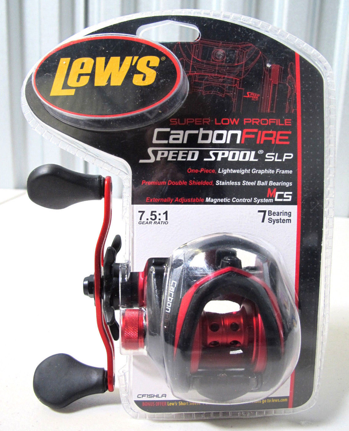 Lew's cf 1 shlac Cochebono fuego velocidad Cocherete SLP Baitcasting Reel zurdo Lew's cf 1 shlac Cochebono fuego velocidad Cocherete SLP Baitcasting Reel zurdo
