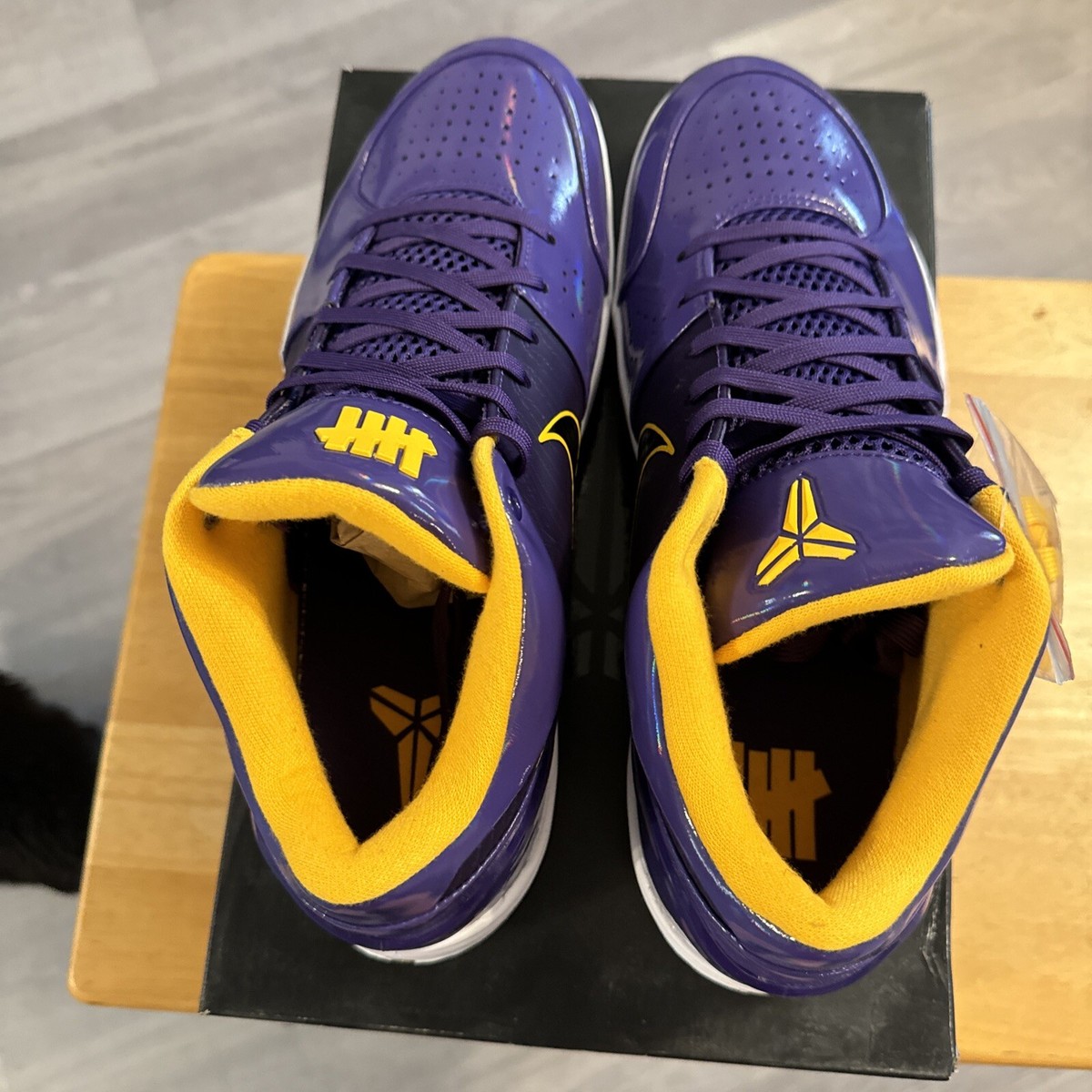 Nike Undefeated x Kobe 4 Protro Court Purple Size 11 CQ3869