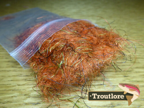 GT ORANGE MS NYMPH FTD DUBBING - NEW FLY TYING DUB MATERIAL - Picture 1 of 4