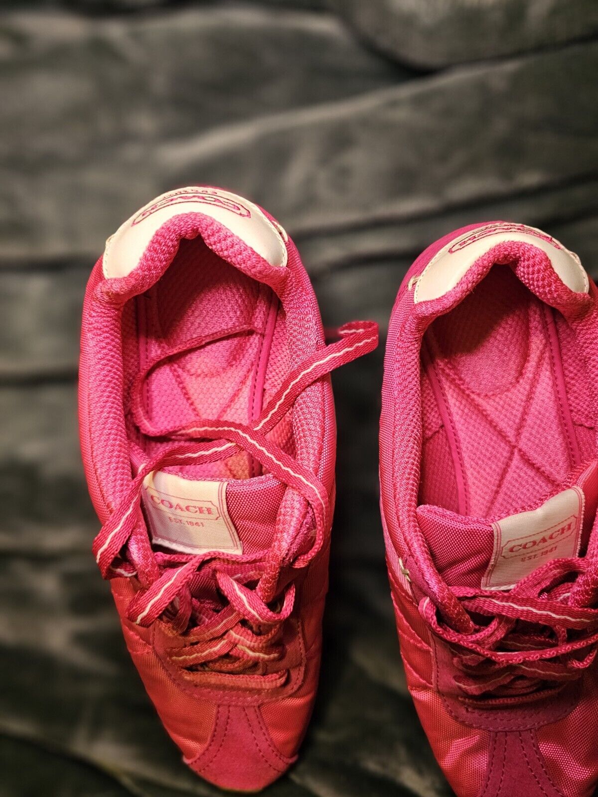 Women's Coach "Renata" Sneakers Pink Size 8M Comf… - image 2