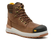 Caterpillar IMPACT HIKER Waterproof Men's Worker Boot P51075 Mushroom Brown