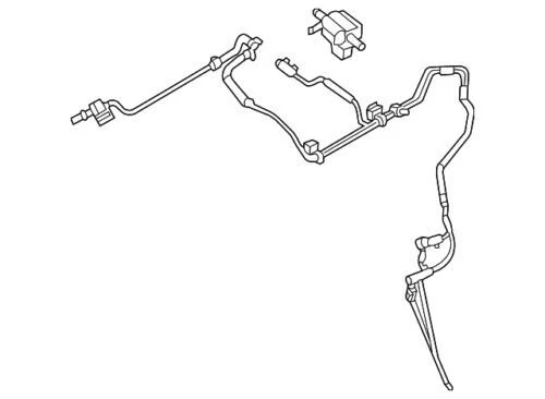 Arnés de vacío turbocompresor Lincoln MKC CJ5Z-9961-C nuevo OEM Ford 2015-2016 Foto 3 de 4