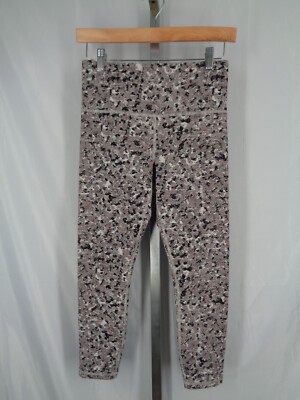 Athleta Meadow Decandant Chocolate Elation Textured 7/8 Tight Legging Size Small