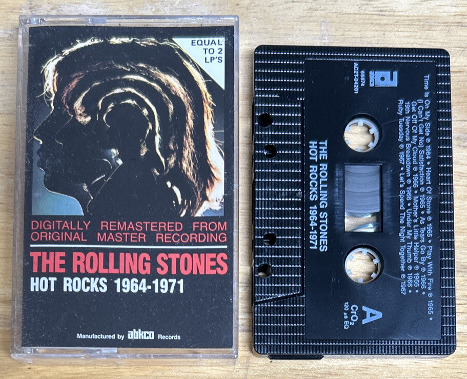The Rolling Stones Hot Rocks 1964-1971 AC2T￼-04201 Cassette Tape