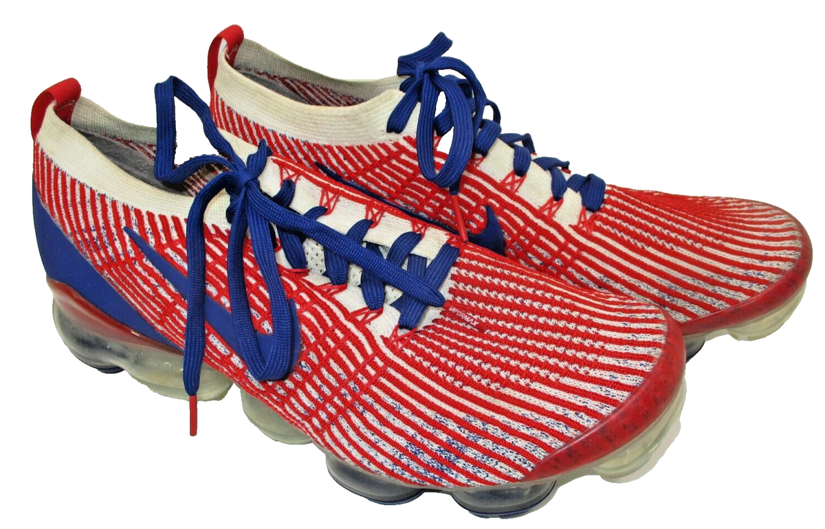 nike air white blue vapormax red 2021 laceless