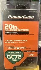 PowerCare GC72 Pro 20 in. Full Chisel Chainsaw Chain 72 Drive Links