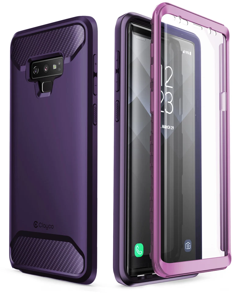 Funda Completa Original Clayco con Pantalla Curvada 3D para Samsung Galaxy Note 8 9 Foto 3 de 4