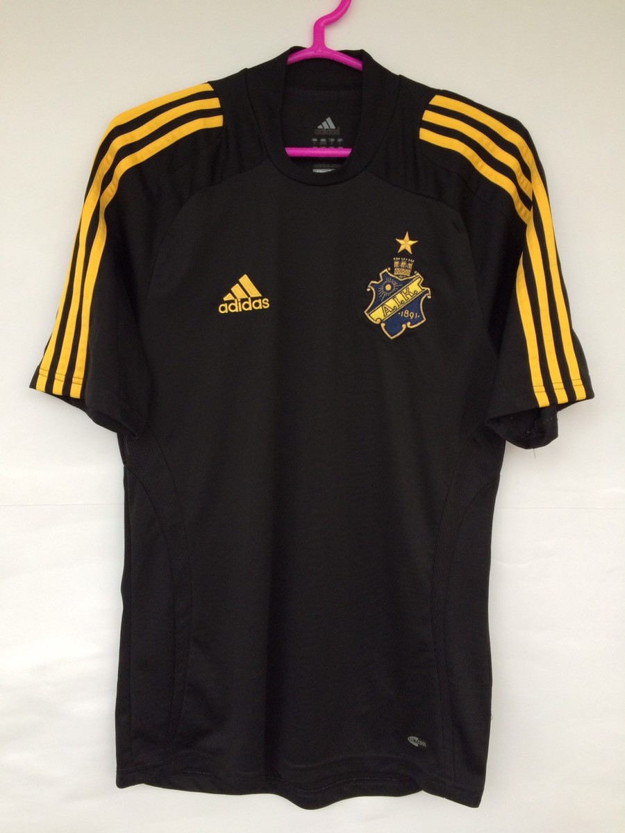 AIK ADIDAS FOOTBALL SOCCER SHIRT JERSEY MAGILA TRIKOT BLACK | eBay