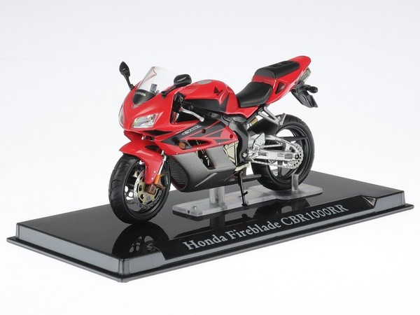 Honda Fireblade CBR1000RR Rot Superbike Motorrad Modell 101 Atlas 1:24-image