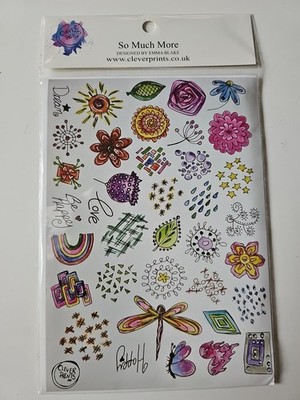 Clever Prints Briefmarken von Emma Blake so viel mehr (A6) Neu