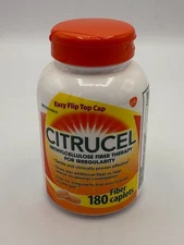 Citrucel 180CT Constipation Fiber Gut Gas Relief Irregularity Laxative -exp11/26