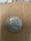 1963 D Benjamin Franklin Half Dollar 90% Silver, Circulated