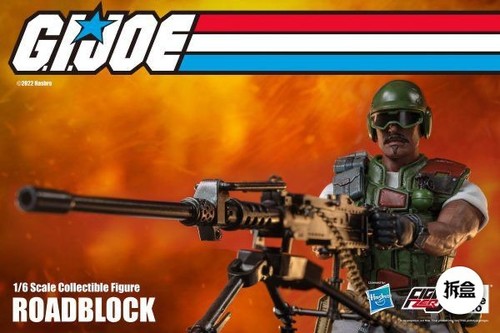 ThreeZero G.I. Joe Roadblock scala 1/6 edizione limitata Modellino nuovo in magazzino - Foto 2 di 12