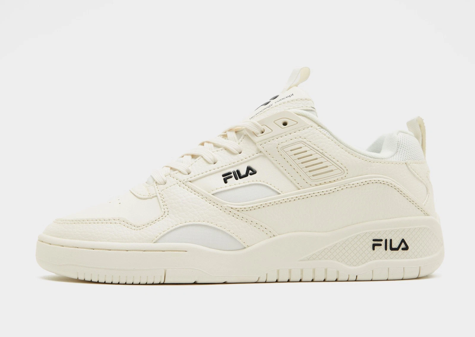 Authentic Fila Corda Trainers ® ( Men Sizes: UK 8 10 11 ) Beige / Black