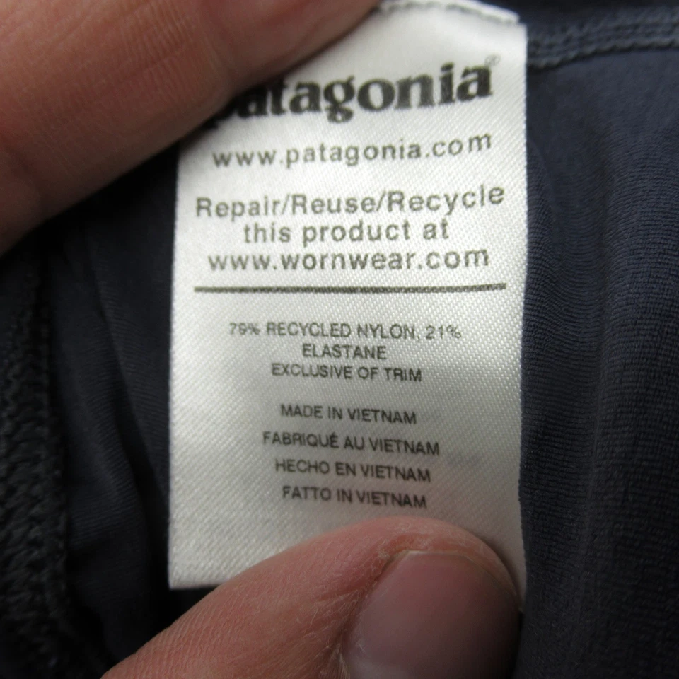 Patagonia 骑行短裤女式小号蓝色加厚荷兰自行车衬里运动 — 第 4/4 张图片